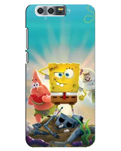 Чехол для Huawei Honor 9 (Glory 9, STF) с картинкой «Спанч Боб победитель» Чехол для Huawei Honor 9 (Glory 9, STF) с картинкой «Спанч Боб победитель»