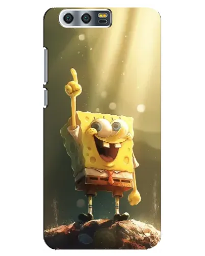 Чехол для Huawei Honor 9 (Glory 9, STF) с картинкой «Сияющий Спанч Боб» Чехол для Huawei Honor 9 (Glory 9, STF) с картинкой «Сияющий Спанч Боб»