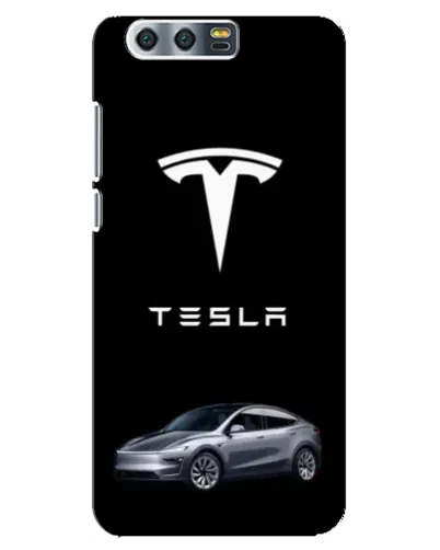 Чехол для Huawei Honor 9 (Glory 9, STF) с картинкой «Tesla Model Y»