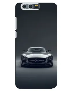 Чехол для Huawei Honor 9 (Glory 9, STF) с картинкой «Mercedes на черном»