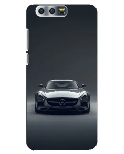 Чехол для Huawei Honor 9 (Glory 9, STF) с картинкой «Mercedes на черном»