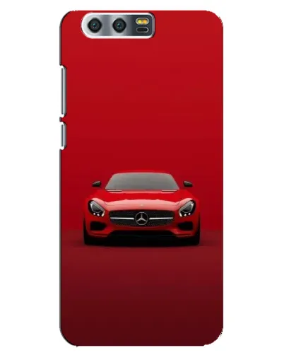 Чехол для Huawei Honor 9 (Glory 9, STF) с картинкой «Красный Mercedes AMG»