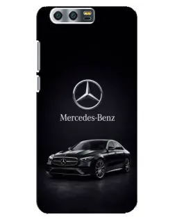 Чехол для Huawei Honor 9 (Glory 9, STF) с картинкой «Mercedes — решетка радиатора»