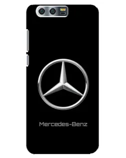 Чехол для Huawei Honor 9 (Glory 9, STF) с картинкой «Mercedes Silver Logo»
