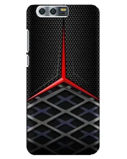 Чехол для Huawei Honor 9 (Glory 9, STF) с картинкой «Mercedes Carbon Grid»
