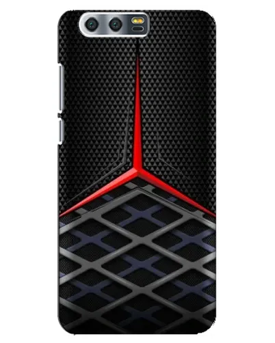 Чехол для Huawei Honor 9 (Glory 9, STF) с картинкой «Mercedes Carbon Grid»