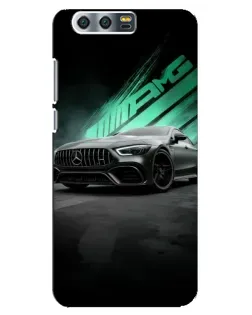 Чехол для Huawei Honor 9 (Glory 9, STF) с картинкой «Темный Mercedes AMG»