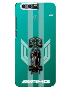 Чехол для Huawei Honor 9 (Glory 9, STF) с картинкой «Mercedes AMG Petronas»