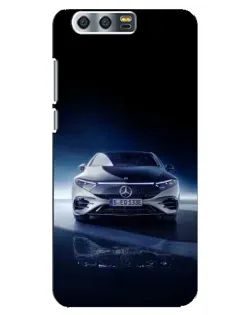 Чехол для Huawei Honor 9 (Glory 9, STF) с картинкой «Ночной Mercedes EQ»
