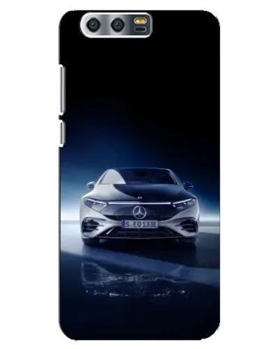 Чехол для Huawei Honor 9 (Glory 9, STF) с картинкой «Ночной Mercedes EQ»