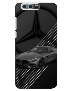 Чехол для Huawei Honor 9 (Glory 9, STF) с картинкой «Mercedes AMG — графика»