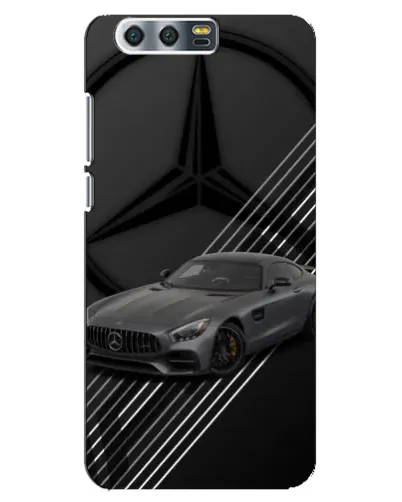 Чехол для Huawei Honor 9 (Glory 9, STF) с картинкой «Mercedes AMG — графика»