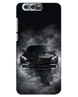 Чехол для Huawei Honor 9 (Glory 9, STF) с картинкой «Mercedes в дыму»