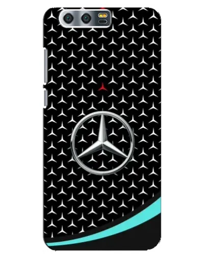 Чехол для Huawei Honor 9 (Glory 9, STF) с картинкой «Mercedes — бирюзовый акцент»