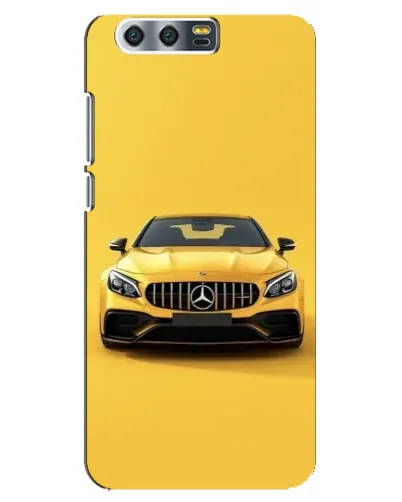 Чехол для Huawei Honor 9 (Glory 9, STF) с картинкой «Желтый Mercedes GT»
