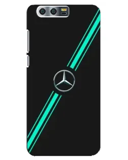 Чехол для Huawei Honor 9 (Glory 9, STF) с картинкой «Спортивные линии Mercedes»