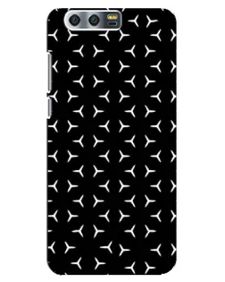 Чехол для Huawei Honor 9 (Glory 9, STF) с картинкой «Mercedes паттерн звезд»