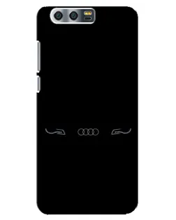 Чехол для Huawei Honor 9 (Glory 9, STF) с картинкой «Audi — световой подпись»