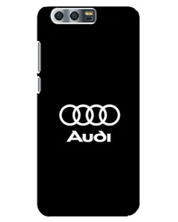 Чехол для Huawei Honor 9 (Glory 9, STF) с картинкой «Классическое лого Audi»