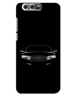 Чехол для Huawei Honor 9 (Glory 9, STF) с картинкой «Audi — ночной контур»