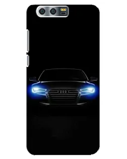 Чехол для Huawei Honor 9 (Glory 9, STF) с картинкой «Audi в неоне»