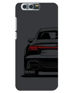 Чехол для Huawei Honor 9 (Glory 9, STF) с картинкой «Задняя часть Audi — арт»