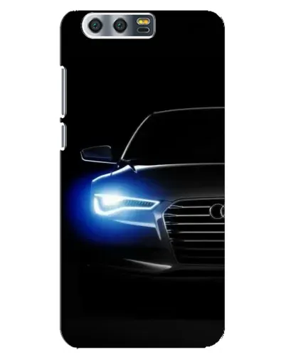 Чехол для Huawei Honor 9 (Glory 9, STF) с картинкой «Неоновый взгляд Audi» Чехол для Huawei Honor 9 (Glory 9, STF) с картинкой «Неоновый взгляд Audi»
