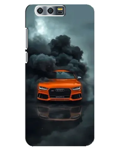 Чехол для Huawei Honor 9 (Glory 9, STF) с картинкой «Audi в облаках дыма» Чехол для Huawei Honor 9 (Glory 9, STF) с картинкой «Audi в облаках дыма»