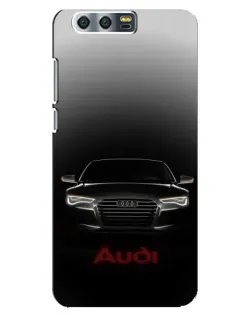 Чехол для Huawei Honor 9 (Glory 9, STF) с картинкой «Audi — градиентный контур»