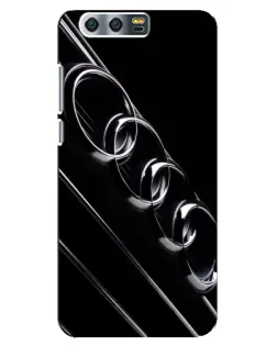 Чехол для Huawei Honor 9 (Glory 9, STF) с картинкой «Audi — абстрактные кольца»