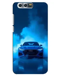 Чехол для Huawei Honor 9 (Glory 9, STF) с картинкой «Audi — голубая энергия»
