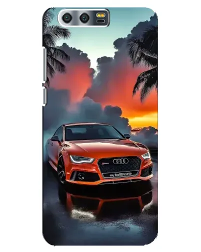 Чехол для Huawei Honor 9 (Glory 9, STF) с картинкой «Audi — закат» Чехол для Huawei Honor 9 (Glory 9, STF) с картинкой «Audi — закат»