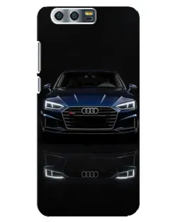 Чехол для Huawei Honor 9 (Glory 9, STF) с картинкой «Audi — ночное отражение»