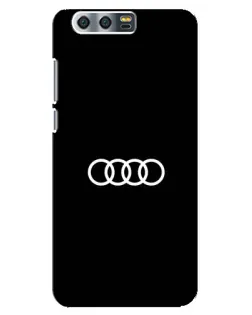 Чехол для Huawei Honor 9 (Glory 9, STF) с картинкой «Audi White Logo»