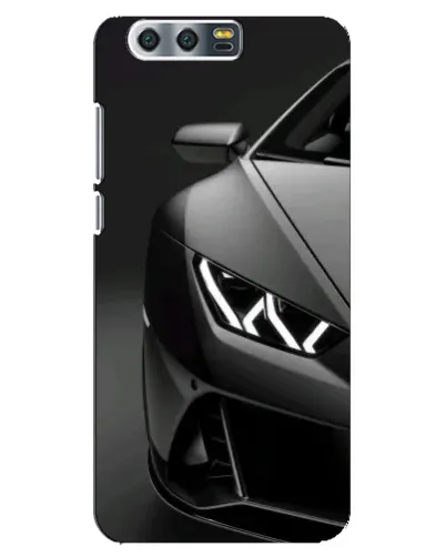 Чехол для Huawei Honor 9 (Glory 9, STF) с картинкой «Lamborghini фары детализация»