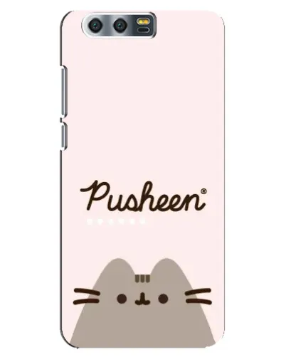 Чехол для Huawei Honor 9 (Glory 9, STF) с картинкой «Pusheen логотип» Чехол для Huawei Honor 9 (Glory 9, STF) с картинкой «Pusheen логотип»