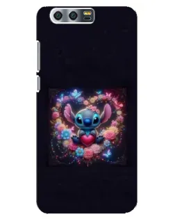 Чехол для Huawei Honor 9 (Glory 9, STF) с картинкой «Stitch в цветах» Чехол для Huawei Honor 9 (Glory 9, STF) с картинкой «Stitch в цветах»