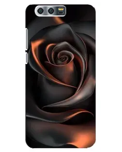 Чехол для Huawei Honor 9 (Glory 9, STF) с картинкой «Шелковая черная роза» Чехол для Huawei Honor 9 (Glory 9, STF) с картинкой «Шелковая черная роза»