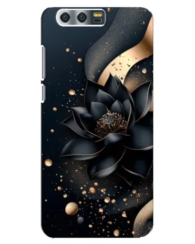 Чехол для Huawei Honor 9 (Glory 9, STF) с картинкой «Черный лотос»