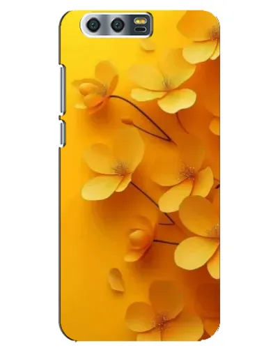 Чехол для Huawei Honor 9 (Glory 9, STF) с картинкой «Золотые лепестки»