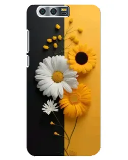 Чехол для Huawei Honor 9 (Glory 9, STF) с картинкой «Подсолнух и ромашка» Чехол для Huawei Honor 9 (Glory 9, STF) с картинкой «Подсолнух и ромашка»