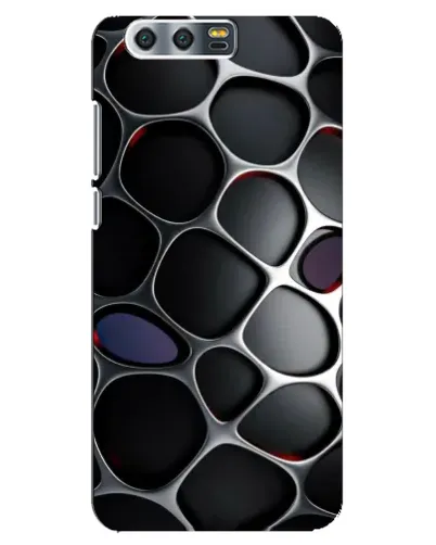 Чехол для Huawei Honor 9 (Glory 9, STF) с картинкой «Объемная темная решетка»
