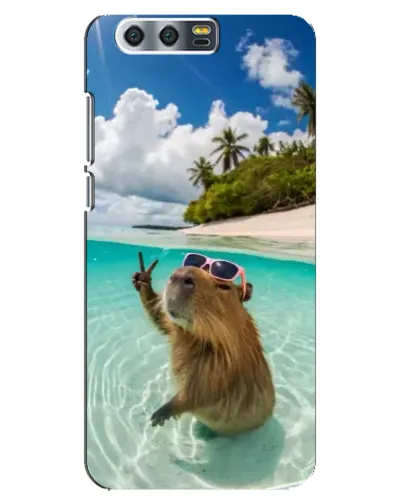 Чехол для Huawei Honor 9 (Glory 9, STF) с картинкой «Капибара на море» Чехол для Huawei Honor 9 (Glory 9, STF) с картинкой «Капибара на море»