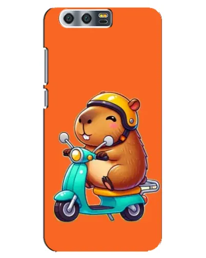 Чехол для Huawei Honor 9 (Glory 9, STF) с картинкой «Капибара на скутере» Чехол для Huawei Honor 9 (Glory 9, STF) с картинкой «Капибара на скутере»