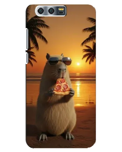 Чехол для Huawei Honor 9 (Glory 9, STF) с картинкой «Капибара с пиццей» Чехол для Huawei Honor 9 (Glory 9, STF) с картинкой «Капибара с пиццей»