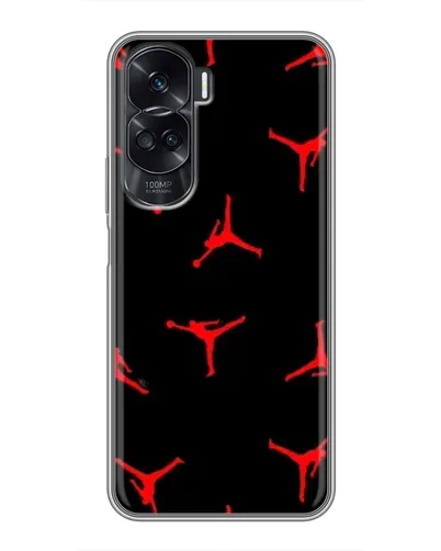 Чохол для Huawei Honor 90 Lite з картинкою «Jordan Red Pattern» Чохол для Huawei Honor 90 Lite з картинкою «Jordan Red Pattern»
