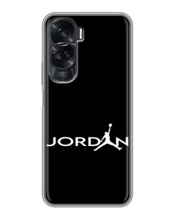 Чохол для Huawei Honor 90 Lite з картинкою «Jordan White Logo»