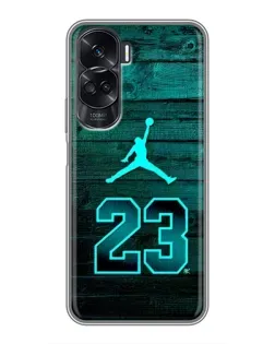 Чохол для Huawei Honor 90 Lite з картинкою «Jordan Cyan 23»