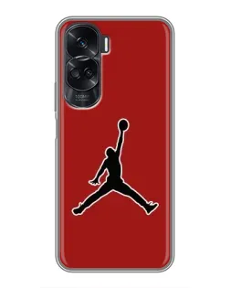 Чохол для Huawei Honor 90 Lite з картинкою «Jordan Red Back»