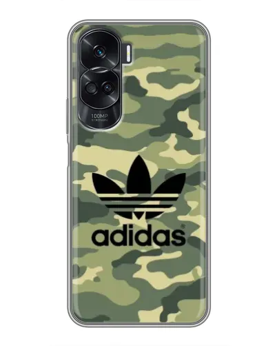 Чехол для Huawei Honor 90 Lite с картинкой «Милитари стиль Adidas» Чехол для Huawei Honor 90 Lite с картинкой «Милитари стиль Adidas»